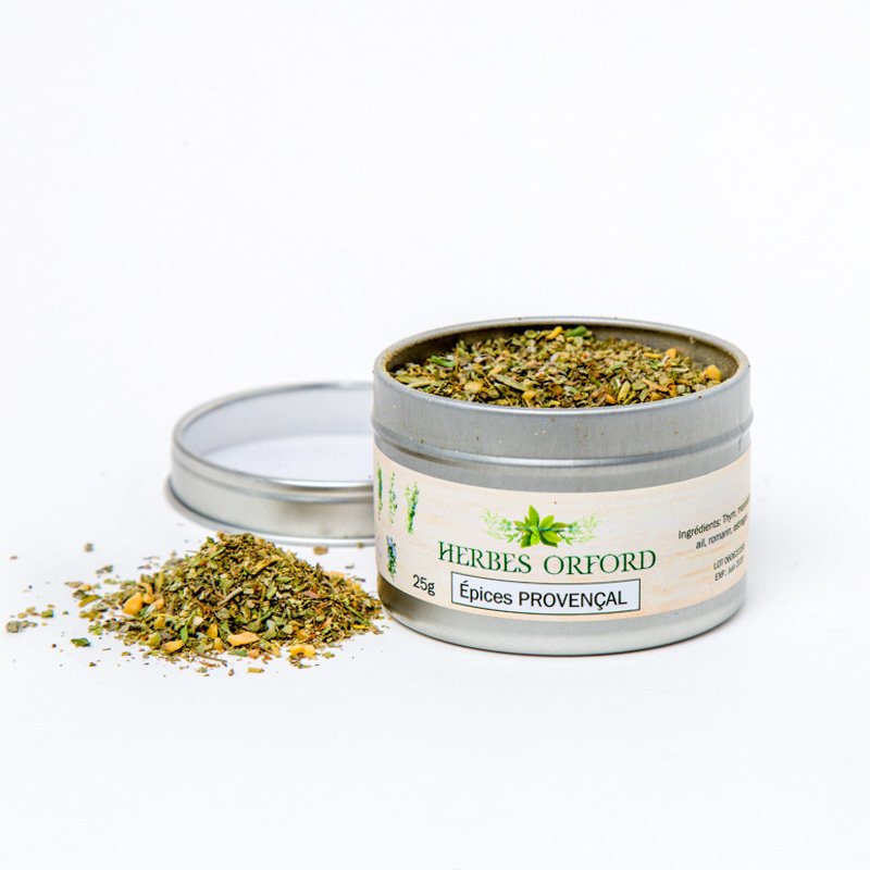 épices provençales pour vos assaisonnements de recettes par herbes Orford.