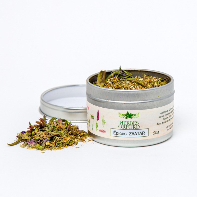 Épices Zaatar pour l'assaisonnements de vos recettes de par herbes Orford.