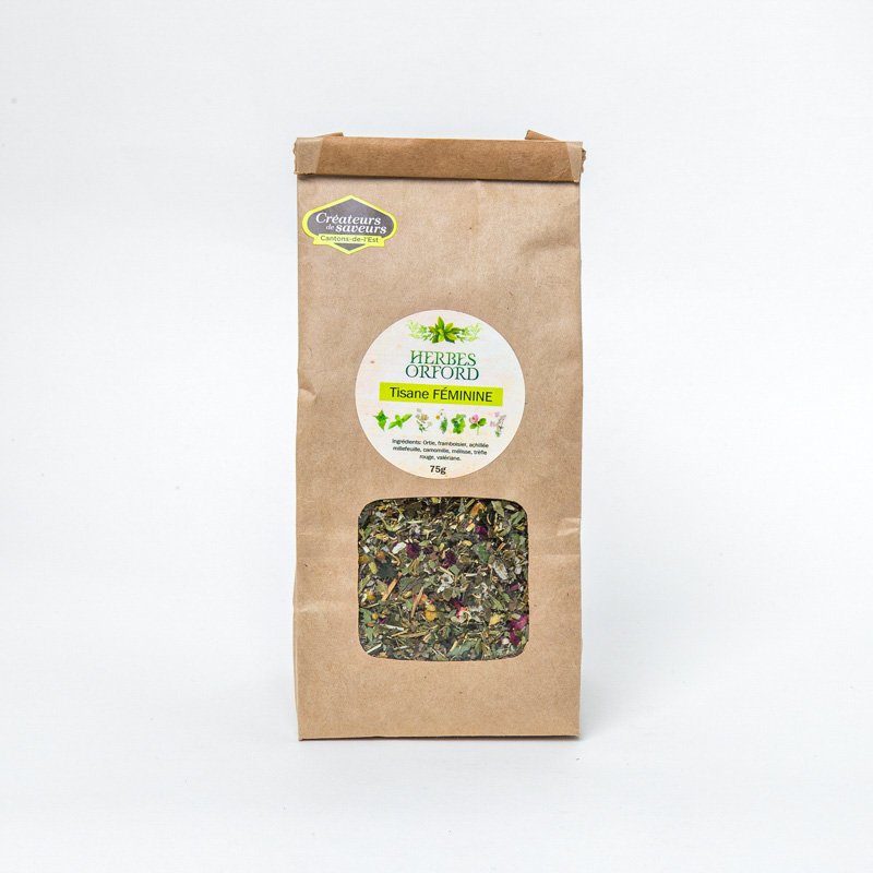 Tisane féminine fait par Herbes Orford