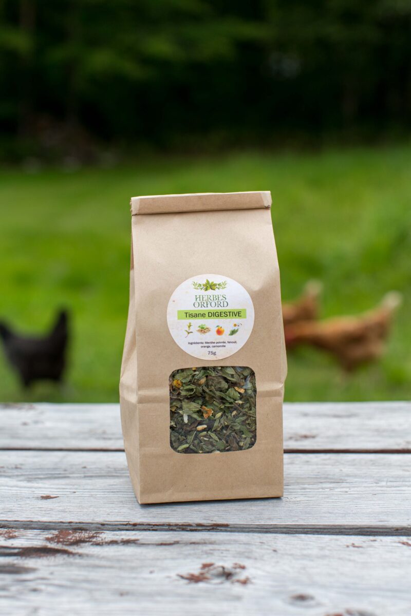 Tisane digestive fait par Herbes Orford