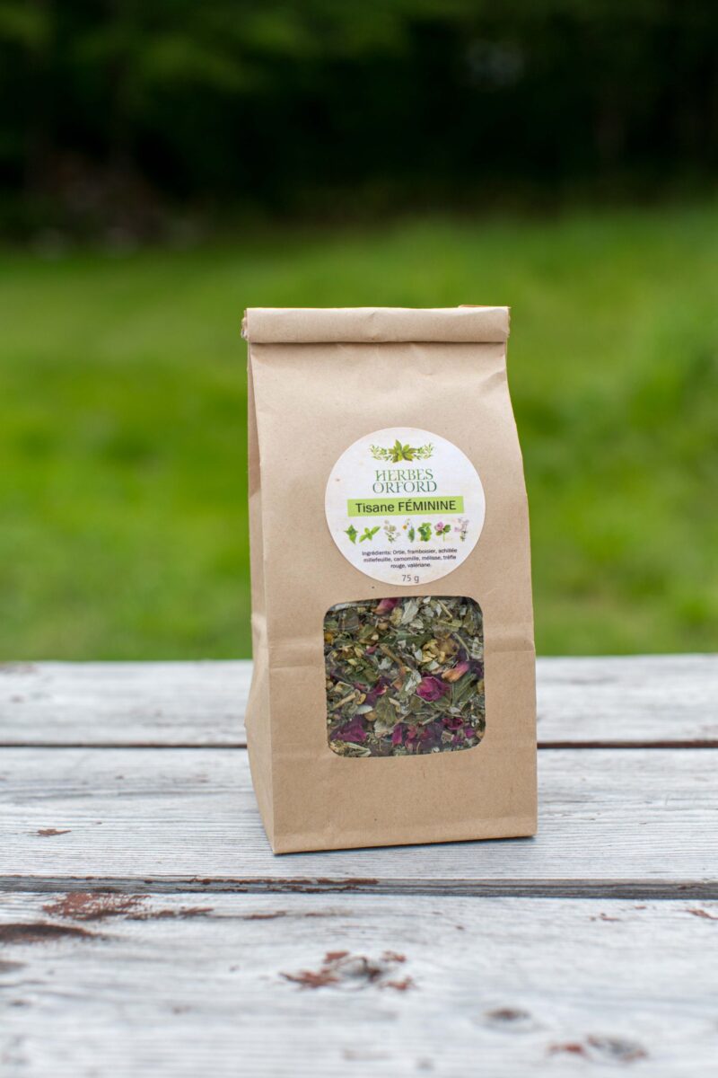 Tisane féminine en sac fait par Herbes Orford