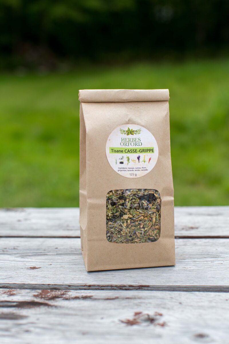 Tisane casse grippe fait par Herbes Orford